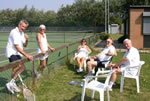 Youngsters relaxing